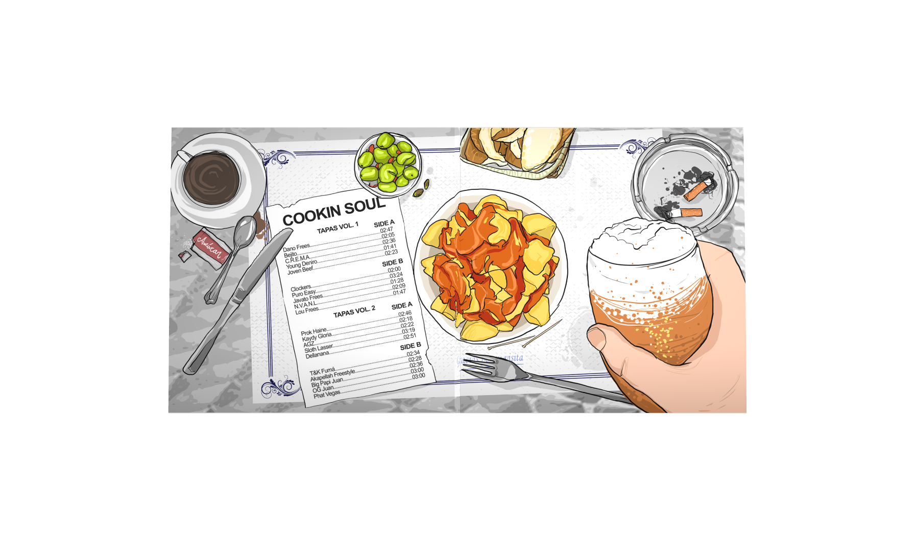 Tapas Vol. 1 - 2 (Vinyl 2xLP) – Cookin Soul Records